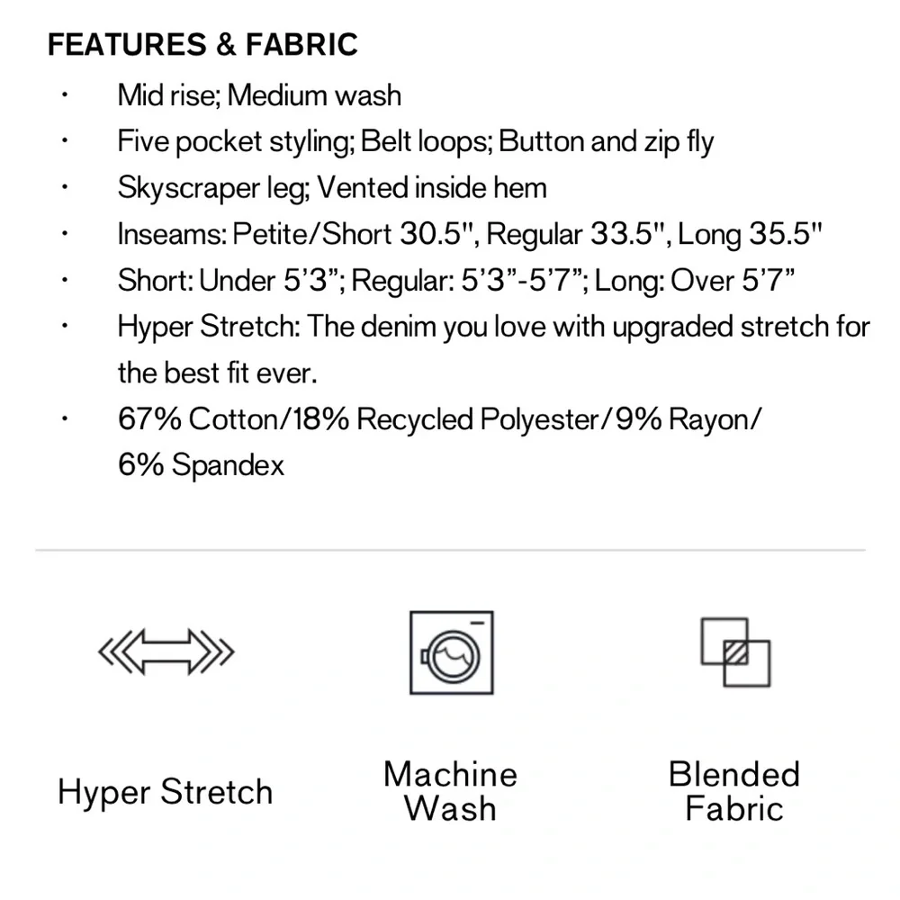 Express Skyscraper Mid Rise Medium Wash Jeans - Picture 9 of 9